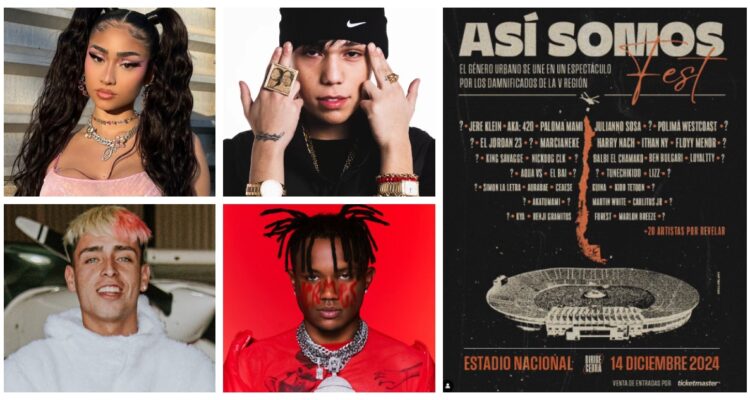 Así Somos Fest: La música urbana chilena llega al Nacional en rescate de los damnificados