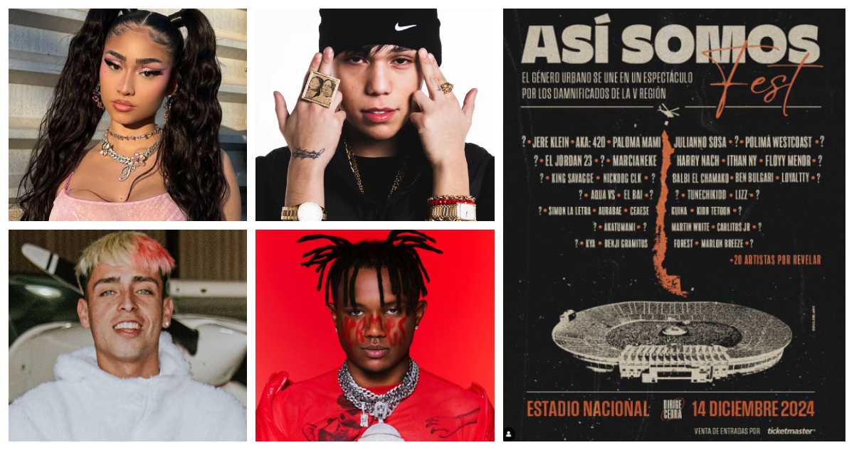 Así Somos Fest: La música urbana chilena llega al Nacional en rescate de los damnificados