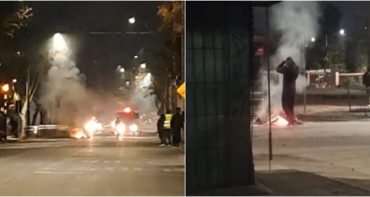 Con balazos y bombas molotov atacan la comisaría de Huechuraba