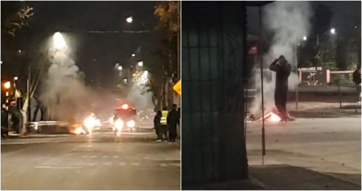 Con balazos y bombas molotov atacan la comisaría de Huechuraba