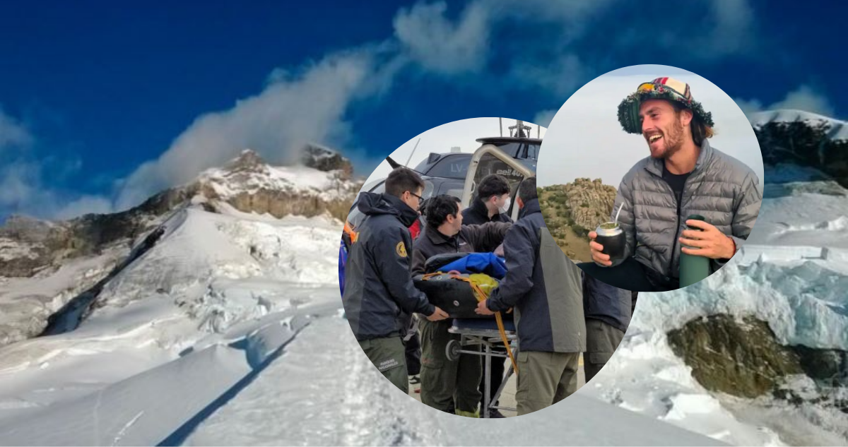 Así sobrevivió por 12 horas el andinista argentino que fue sepultado por una avalancha en Bariloche