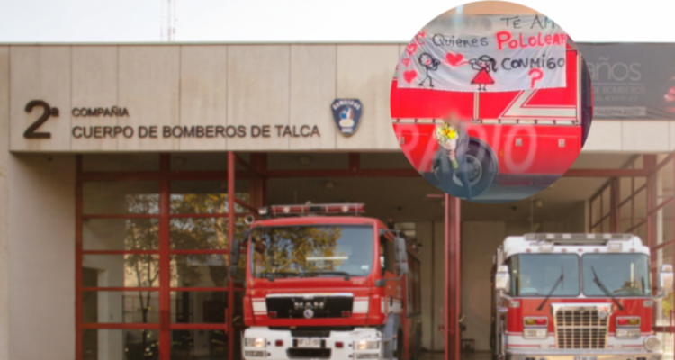 bombero romántico en talca