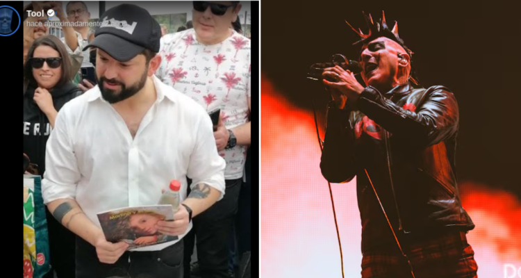 Boric feliz por Tool