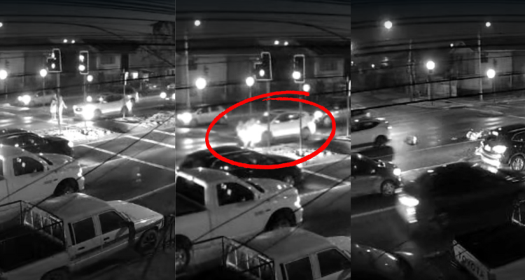 Secuencia del brutal atropello a pareja de adultos mayores en Hualpén