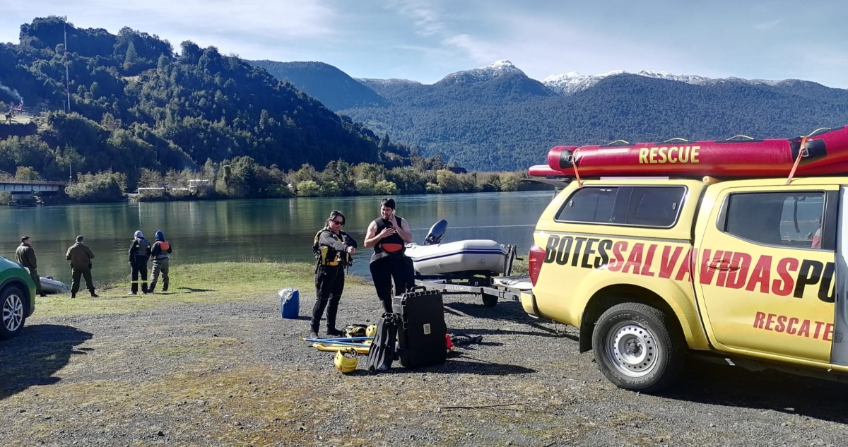 Búsqueda de joven arrastrado por corriente en río de Puerto Varas