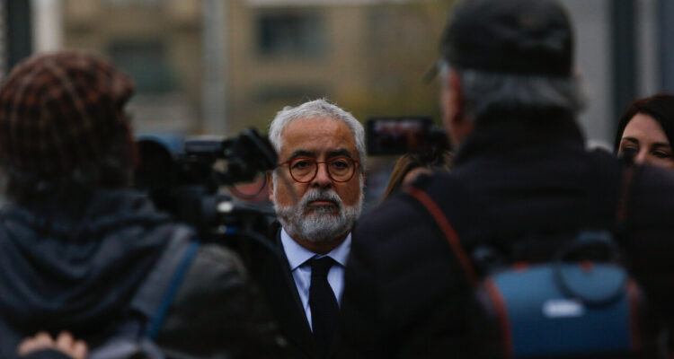 Luis Hermosilla llegando a tribunales esta semana