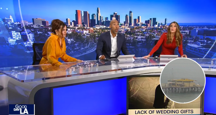 Captan momento exacto en que sismo de 4,7 sacude a California: sorprendió a noticiero en vivo