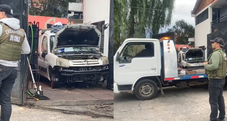 Carabineros recupera siete vehículos robados en La Florida: hay al menos dos detenidos por receptación
