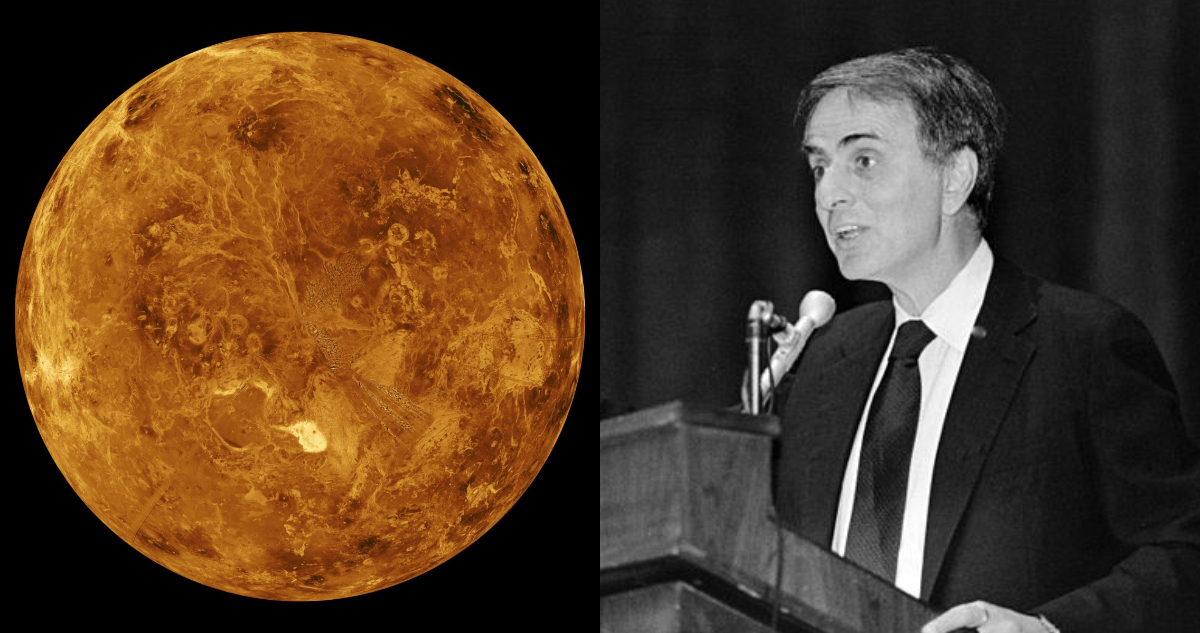 Carl Sagan y el planeta Venus