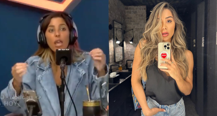 Catalina Gorostidi, panelista argentina de All Access de DGO (izquierda) y Alexandra Chama Méndez (derecha) en referencia a repechaje de Gran Hermano