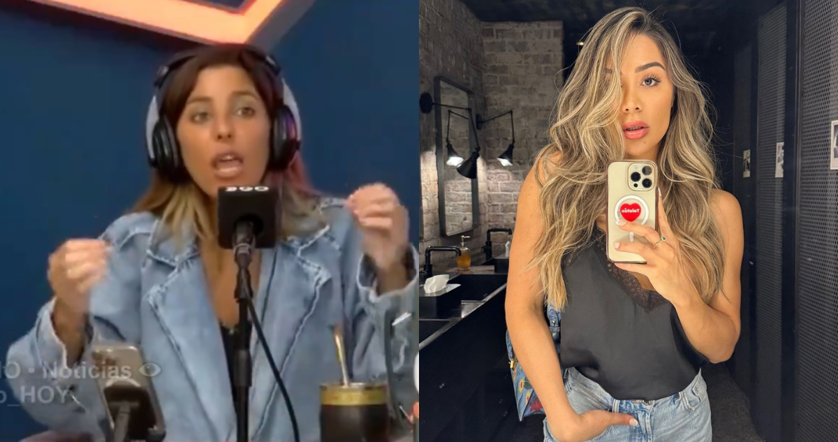 Catalina Gorostidi, panelista argentina de All Access de DGO (izquierda) y Alexandra Chama Méndez (derecha) en referencia a repechaje de Gran Hermano