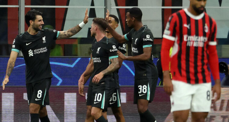 Liverpool doblegó al AC Milan por Champions League.