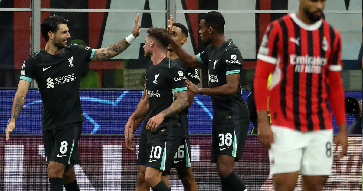 Liverpool doblegó al AC Milan por Champions League.