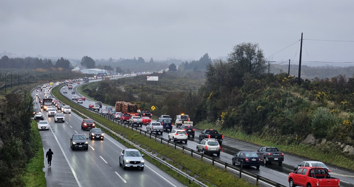 Colisiones en la ruta 5 sur