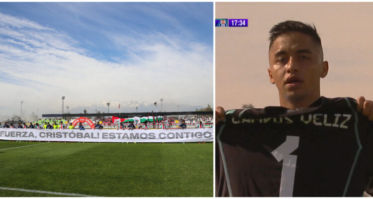 Cristóbal Campos La U Palestino dedicatoria