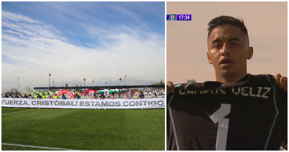 Cristóbal Campos La U Palestino dedicatoria