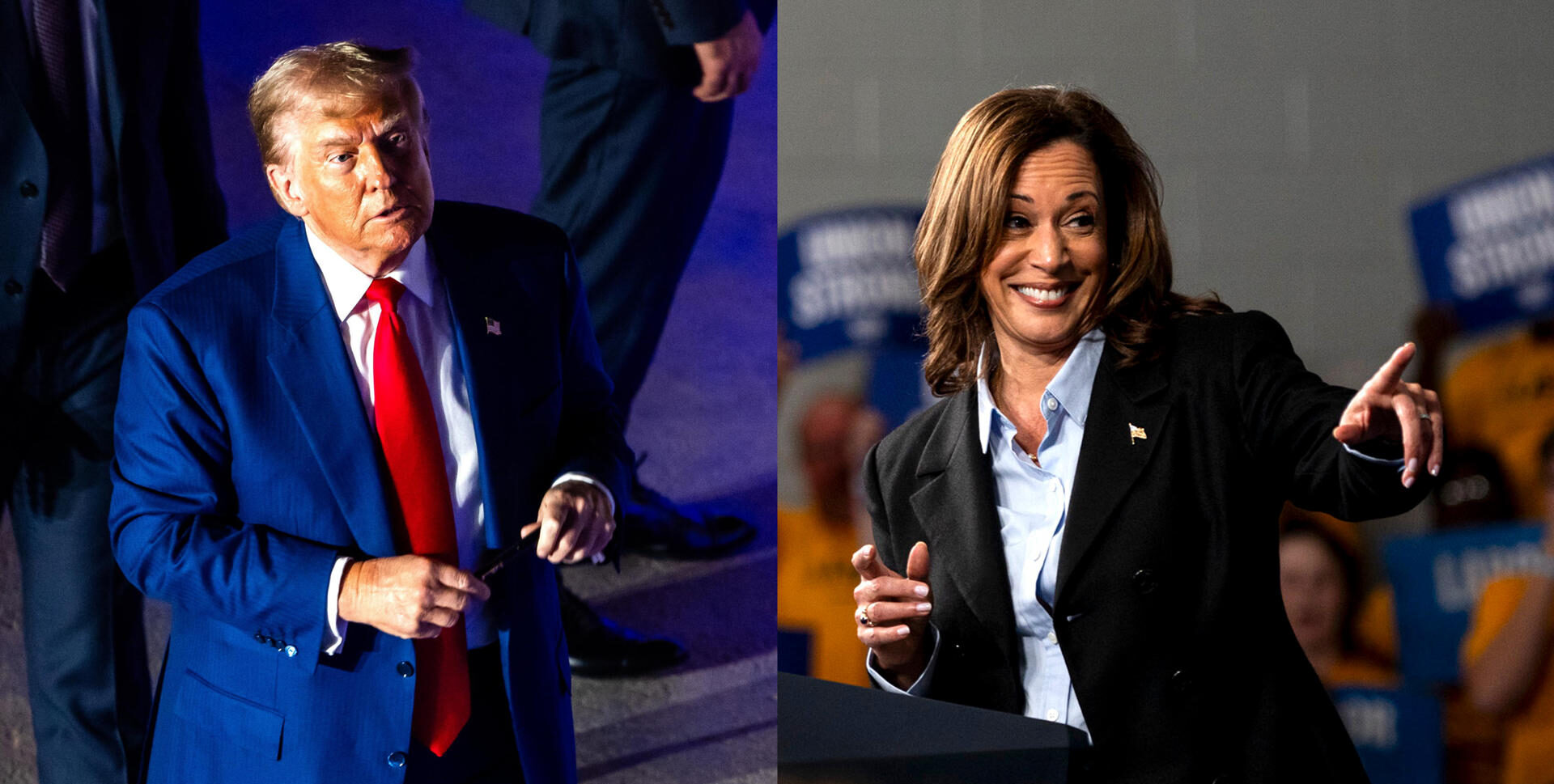 trump y harris