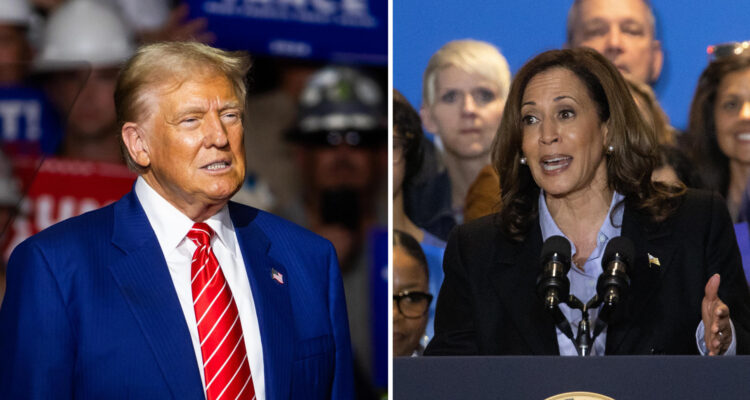 Donald Trump y Kamala Harris
