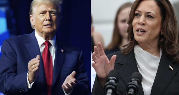 Donald Trump y Kamala Harris