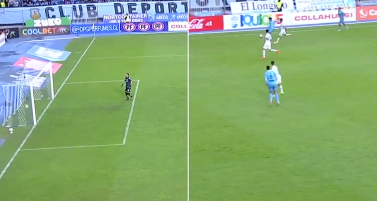 El golazo de Joaquín Moya para batir a La U en el Campeonato Nacional.