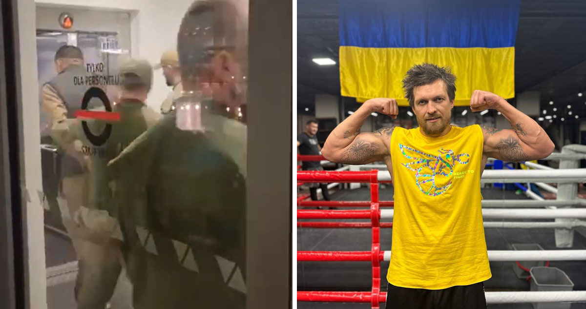 Boxeador ucraniano Oleksandr Usyk fue detenido en Polonia.