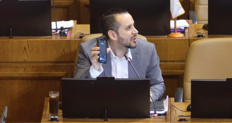 Diputado Giordano (FA) recibe llamada Spam en medio de intervención sobre proyecto para prohibirlas