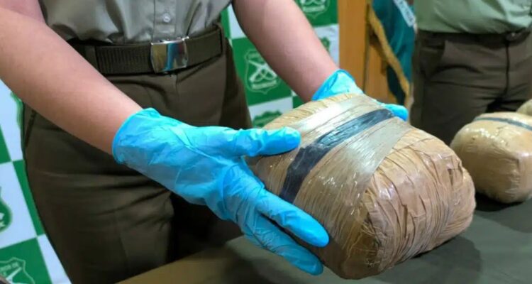 Persecución policial en Calama deja 2 detenidos e incautación de marihuana avaluada en $116 millones