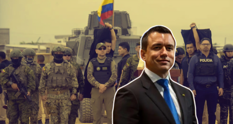 ¿Bases extranjeras en Ecuador? Noboa busca eliminar prohibición para combatir crimen transnacional