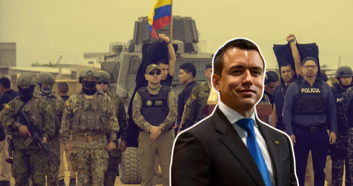 ¿Bases extranjeras en Ecuador? Noboa busca eliminar prohibición para combatir crimen transnacional