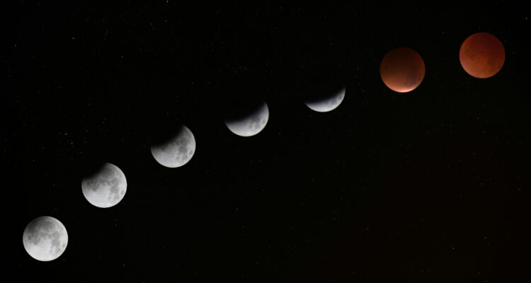 Imagen referencial para el eclipse lunar parcial de septiembre