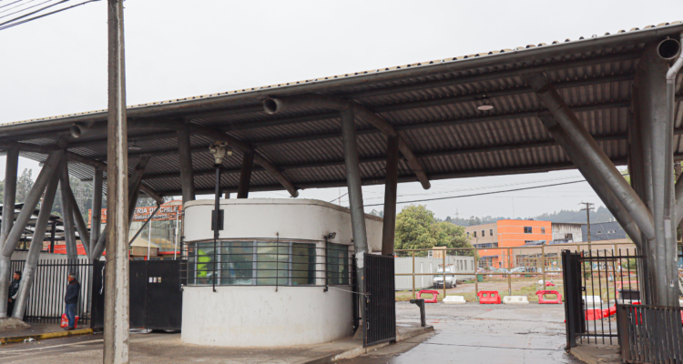 Frontis de cárcel El Manzano por caso de virus Hanta