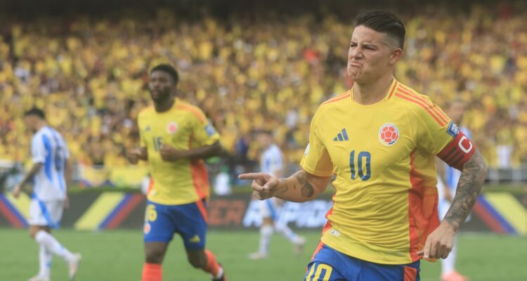 Colombia venció a Argentina por Eliminatorias.