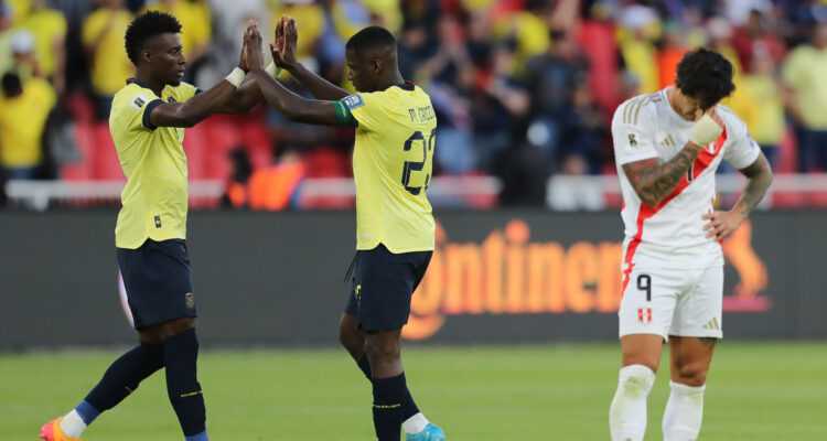Ecuador derrotó a Perú por Eliminatorias.