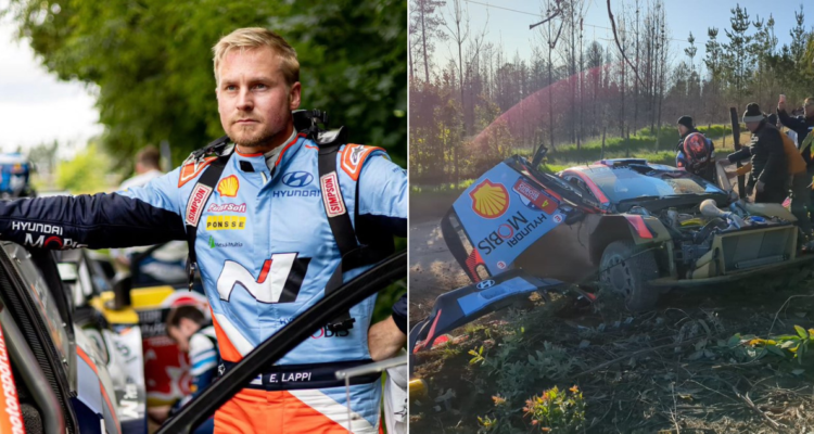 Esapekka Lappi busca revancha tras brutal accidente en pasado WRC en Chile.
