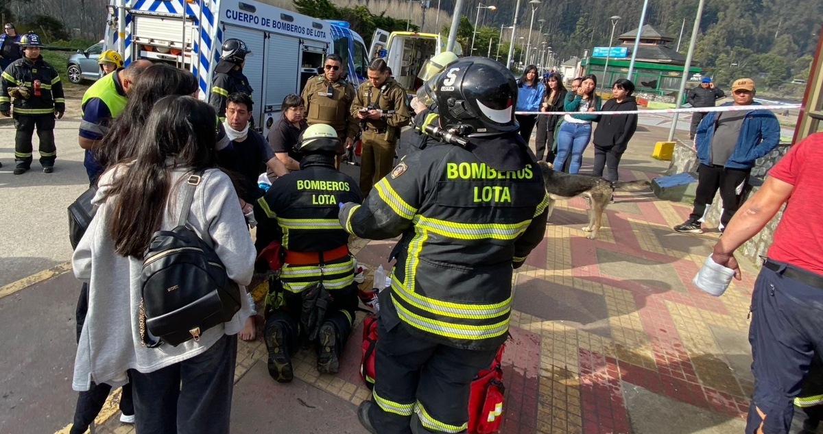 explosión en restaurante de Colcura en Lota