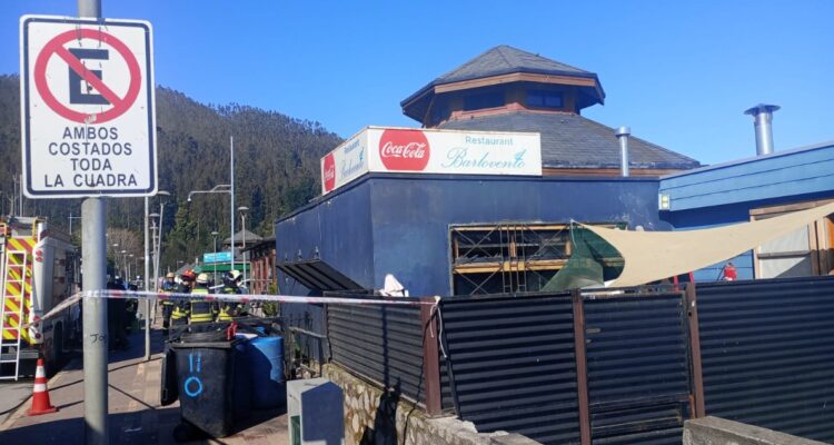 Explosión en restaurante de Colcura: hay 4 lesionados