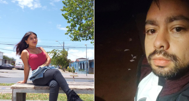 La víctima, Nicole Breve, y el victimario, Luciano Reyes.