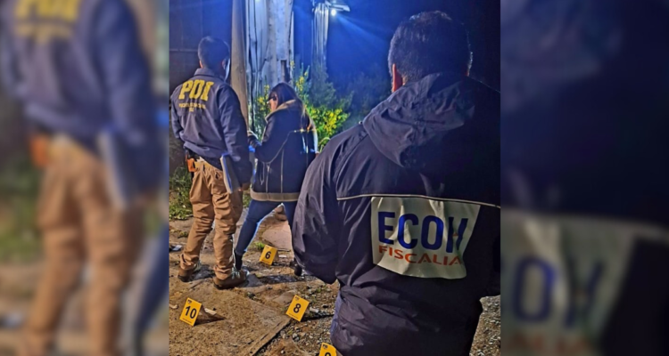 Investigan brutal homicidio frustrado en Coronel: hombre fue baleado 7 veces en plena vía pública