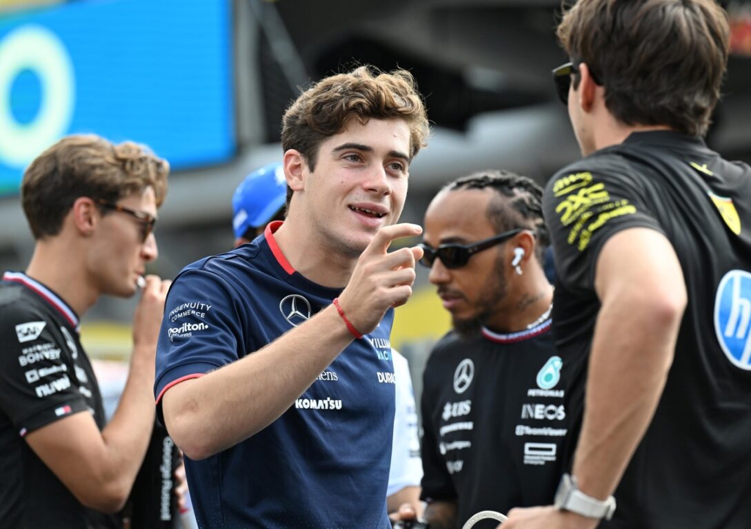 Franco Colapinto y Charles Leclerc