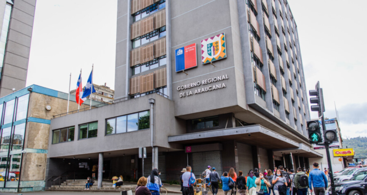 Edificio del Gobierno Regional de La Araucanía en Temuco