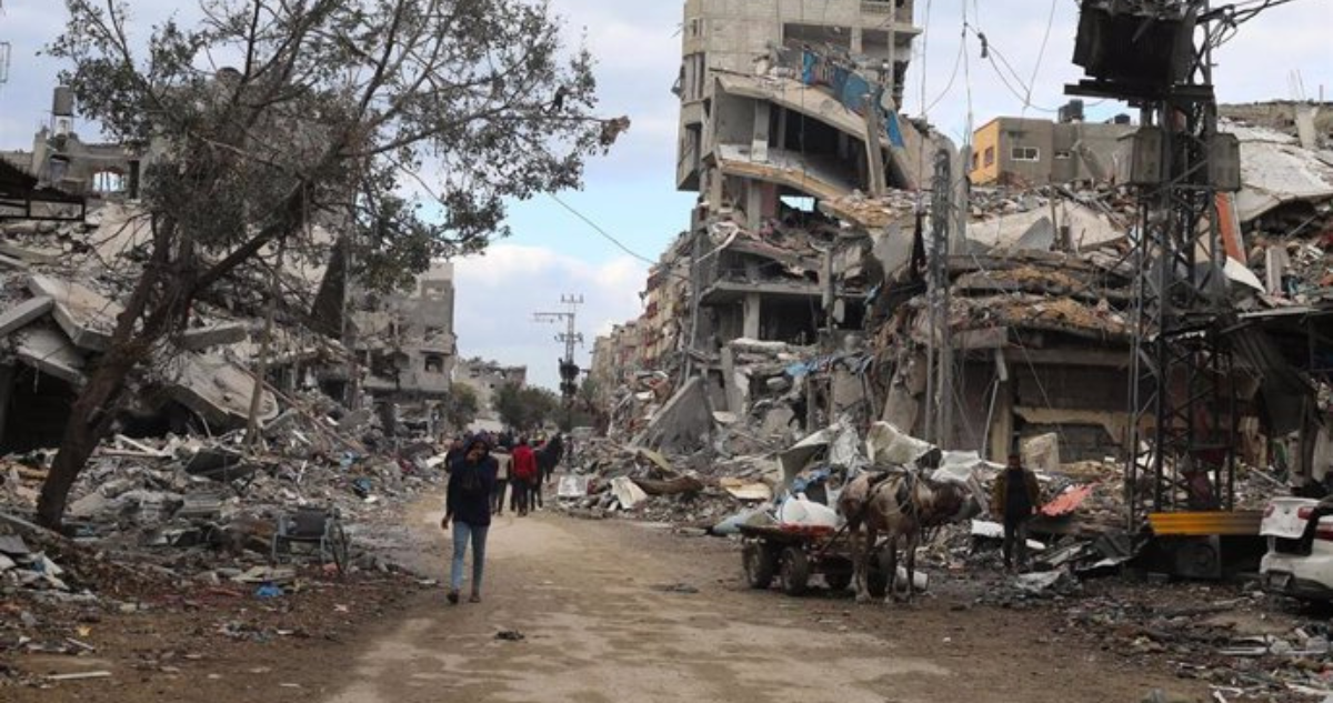 Imagen de archivo de la ciudad de Beit Lahia, en el norte de la Franja de Gaza
