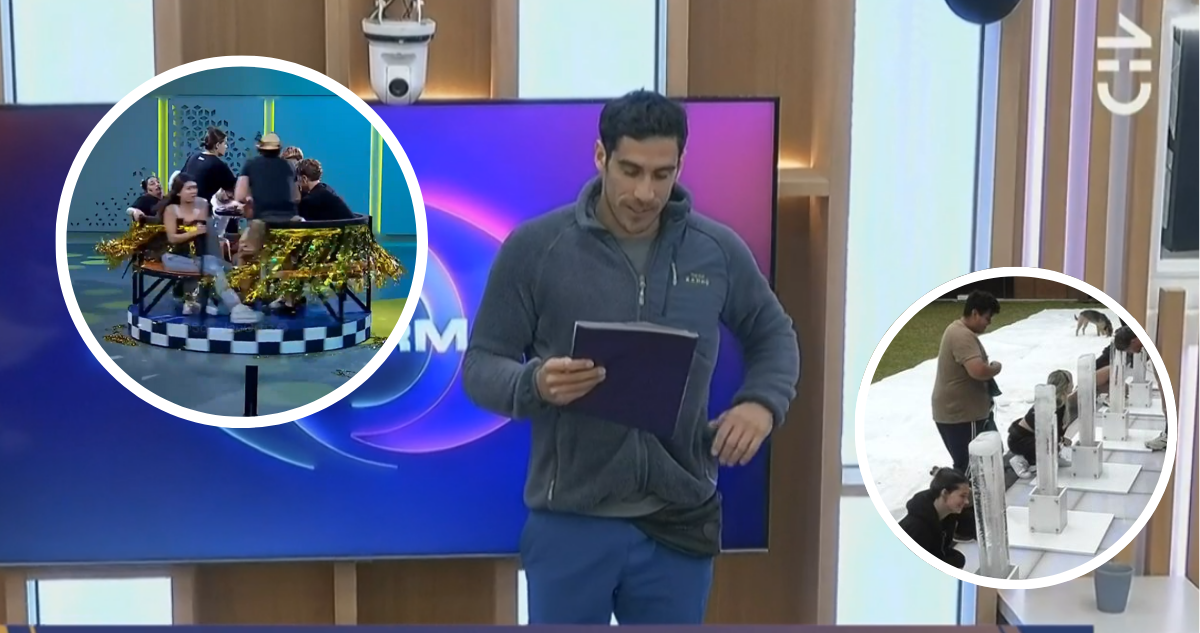 Pedro Astorga en Gran Hermano 2 y miniatura de pruebas del supermercado de Gran Hermano 1