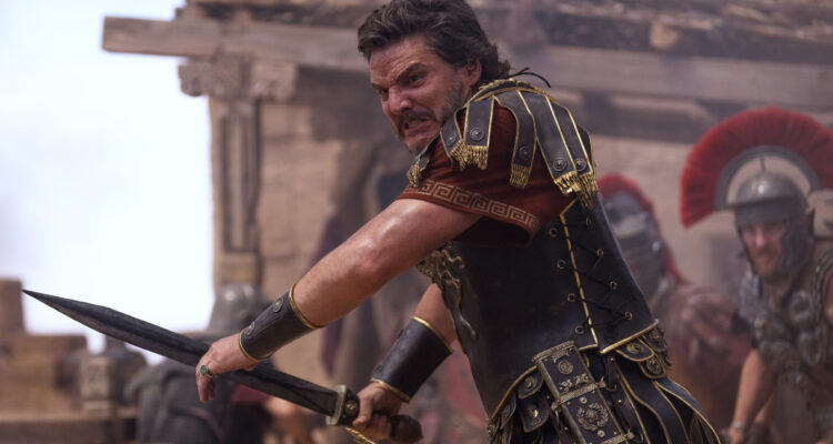 Foto de Pedro Pascal en Gladiador 2