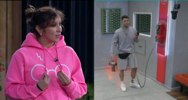 Angélica Sepúlveda (izquierda) y Manuel Napoli (derecha) en referencia a Gran Hermano