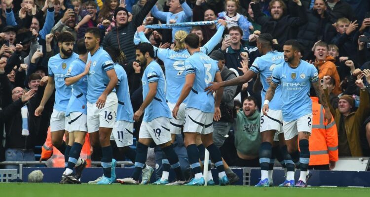 Erling Haaland llegó a cien goles con la camiseta del Manchester City