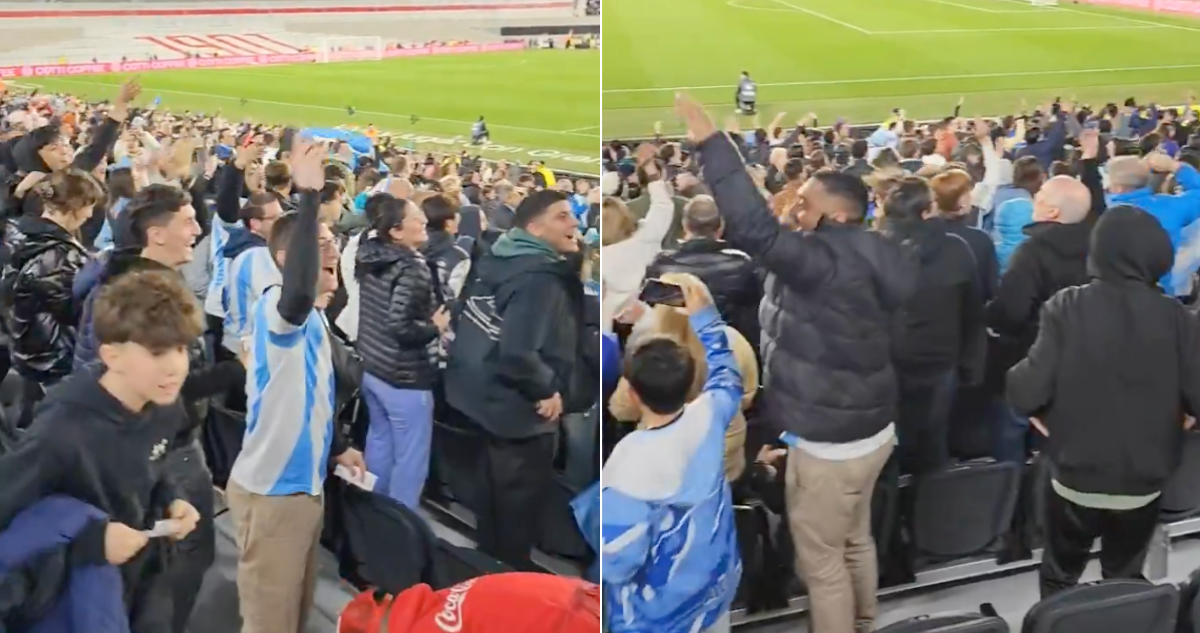 Hinchas argentinos se burlan de La Roja en pleno duelo.