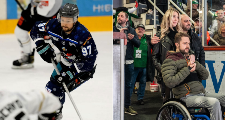 Exjugador de hockey sobre hielo demanda a rival tras dejarlo tetrapléjico.
