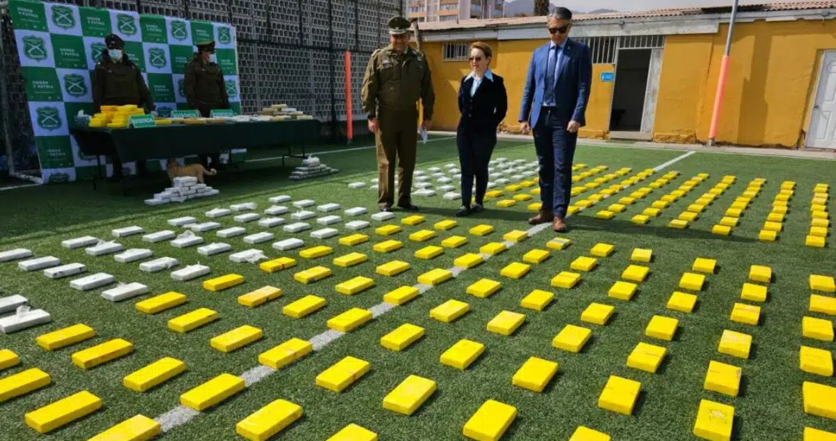 Incautan 365 kilos de cocaína avaluada en $3.700 millones en Antofagasta: es el mayor decomiso de 2024