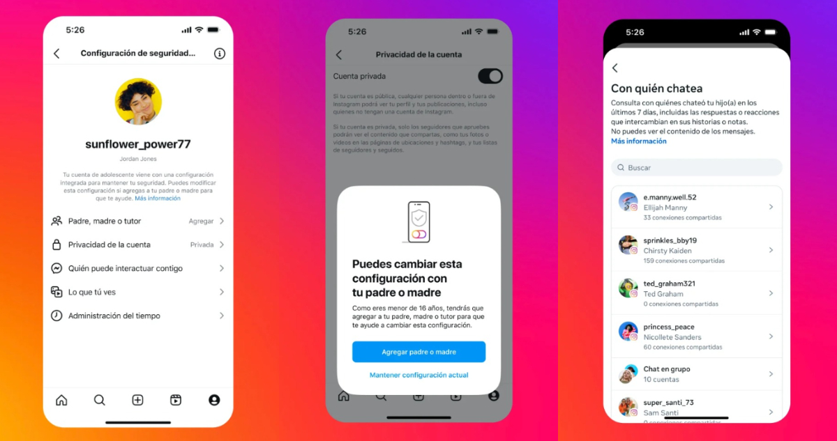 Nuevas Cuentas de Adolescentes en Instagram