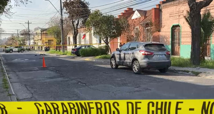 Investigan nuevo homicidio en Santiago Centro: la víctima habría sido baleada